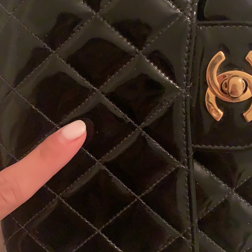 SOLD Chanel Med Quilted Vintage Flap Bag pre-1986 gold - Picture 11 of 11